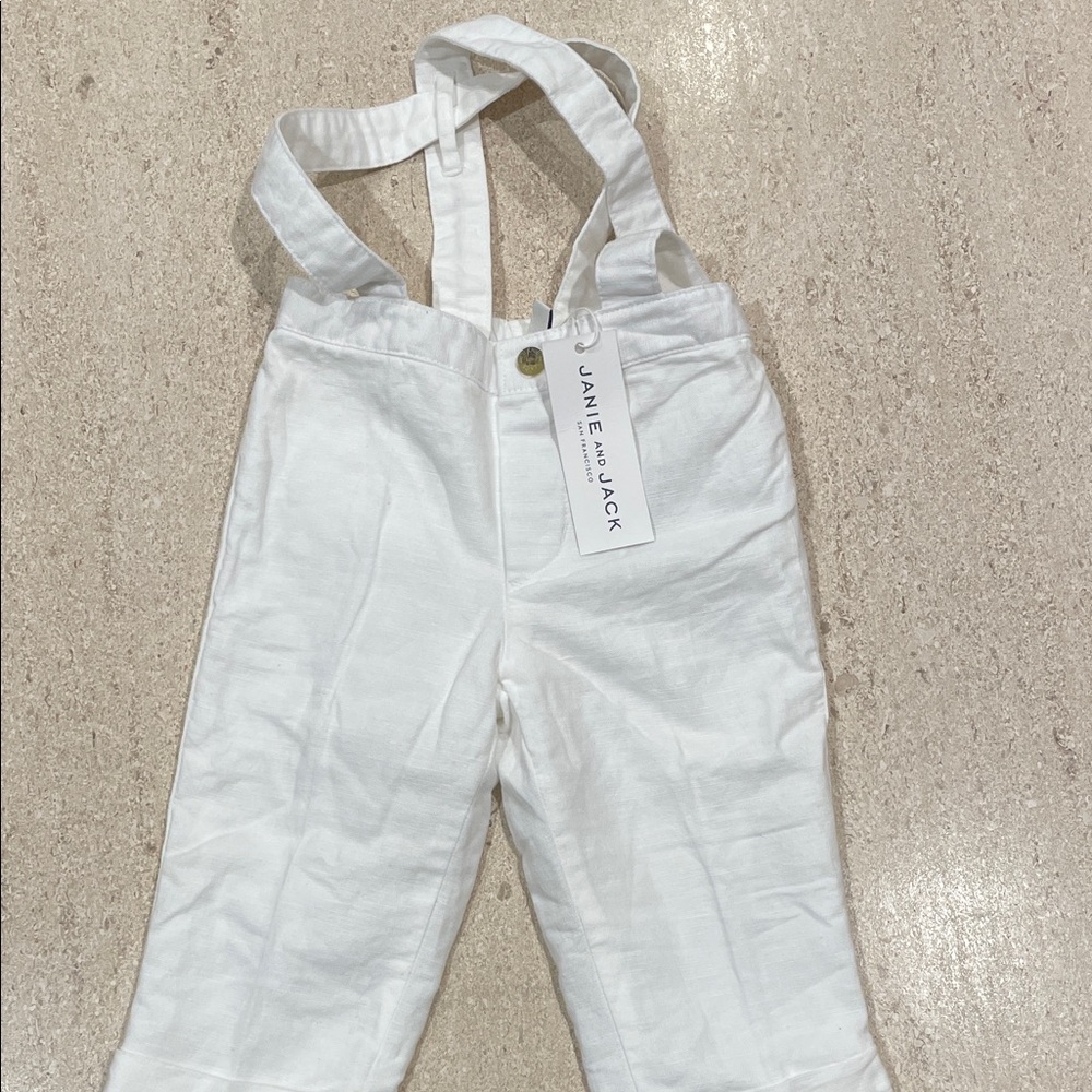 Brand Nee Janie and Jack White Kids Linen Pants.